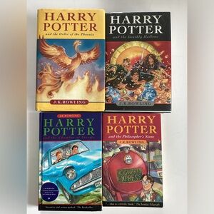 Harry Potter books, hardcover & softcover
